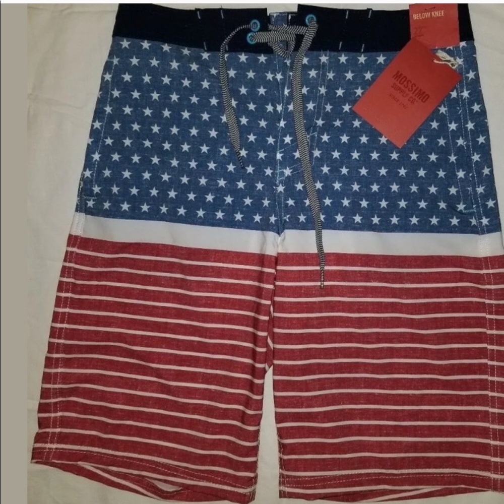 Mossimo supply American USA swimming trunks NEW